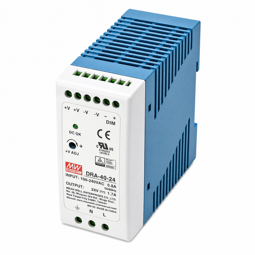 DRA-40-24 MEAN WELL Power Supply | HTD Electronics