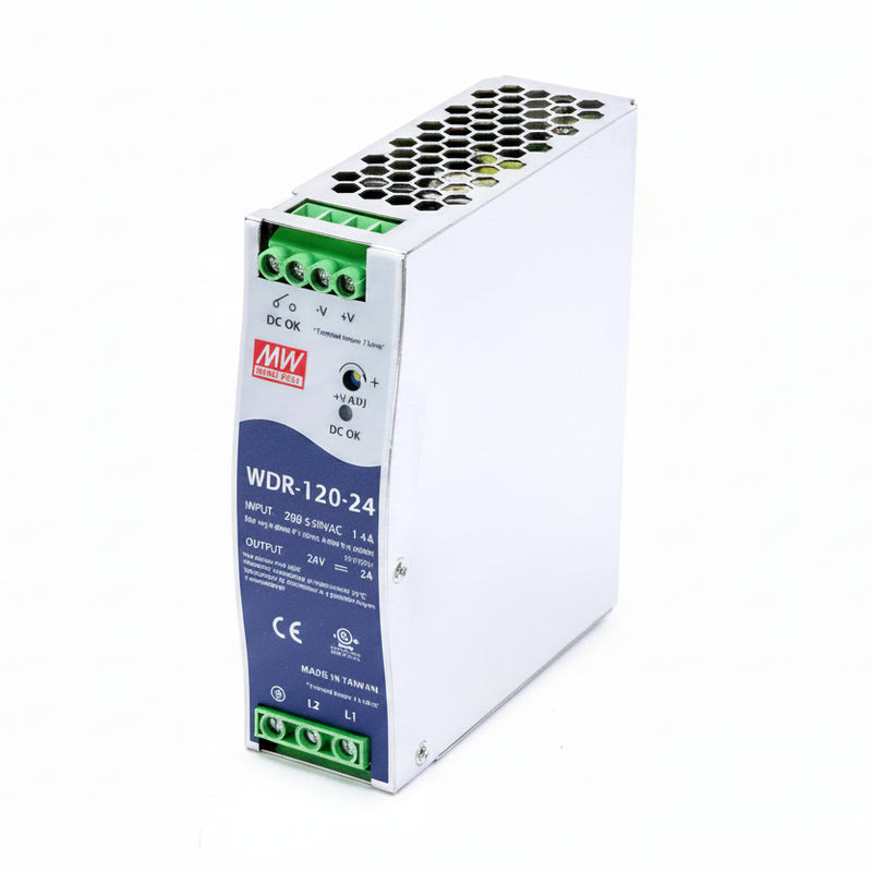 WDR-120-24 MEAN WELL Power Supply | HTD Electronics