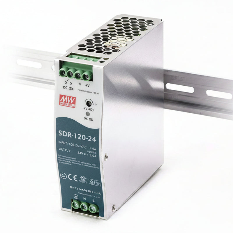 SDR-120-24 MEAN WELL Power Supply | HTD Electronics