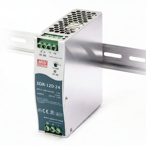 SDR-120-24 MEAN WELL Power Supply | HTD Electronics