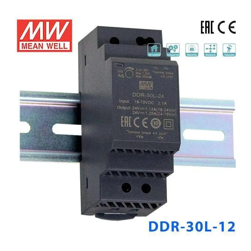 DDR-30L-12 MEAN WELL Power Supply | HTD Electronics