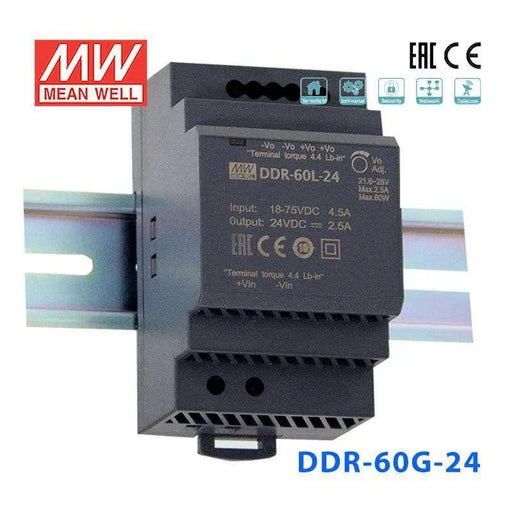 DDR-60G-24 MEAN WELL Power Supply | HTD Electronics