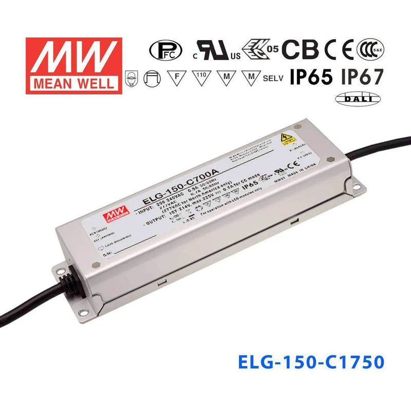ELG-150-C1750 MEAN WELL Power Supply | HTD Electronics