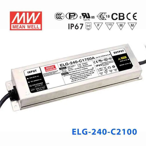 ELG-240-C2100A MEAN WELL Power Supply | HTD Electronics