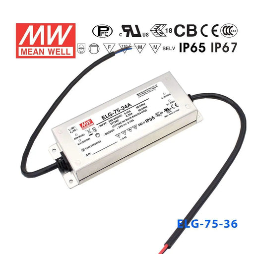 ELG-75-36D2 MEAN WELL Power Supply | HTD Electronics