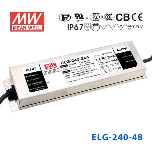 ELG-240-48 MEAN WELL Power Supply | HTD Electronics