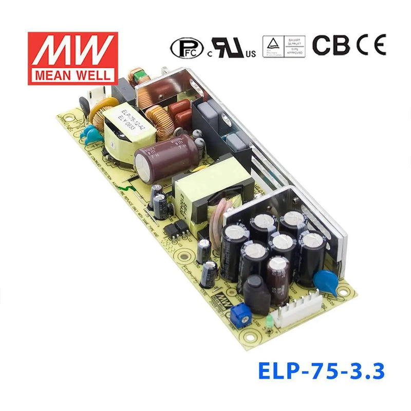 ELP-75-3.3 MEAN WELL Power Supply | HTD Electronics