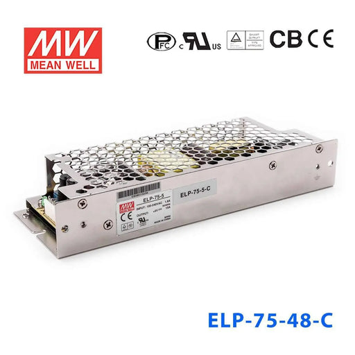 ELP-75-48-C MEAN WELL Power Supply | HTD Electronics