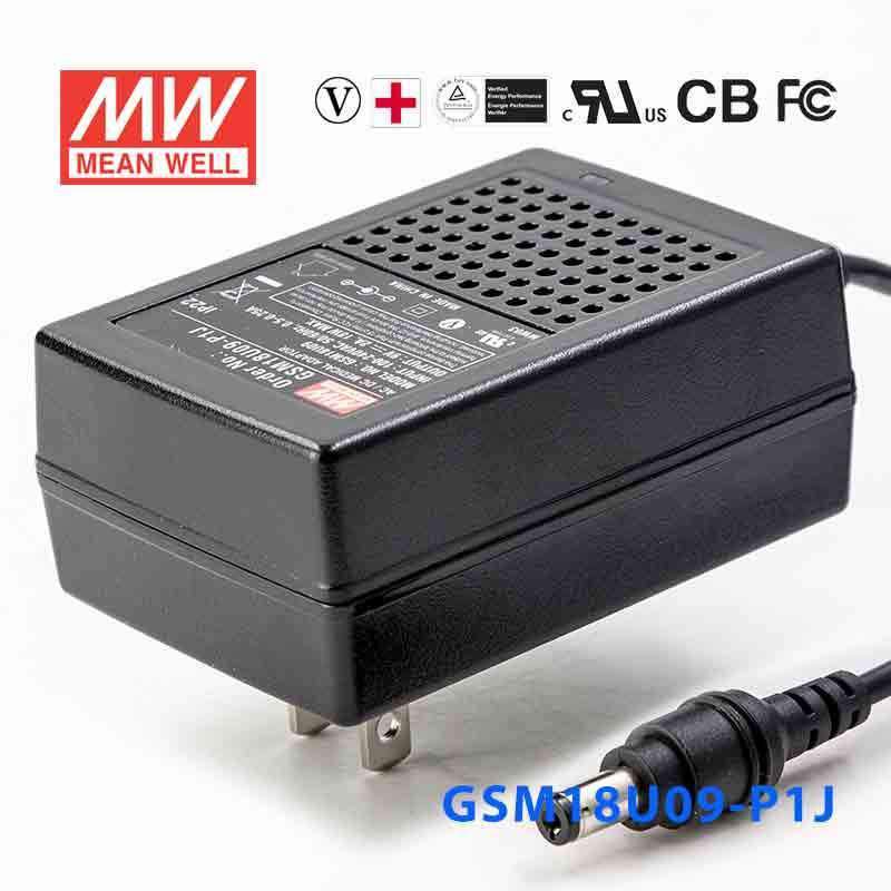 GSM18U09-P1J MEAN WELL Power Supply | HTD Electronics