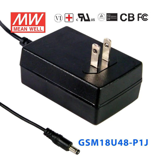 GSM18U48-P1J MEAN WELL Power Supply | HTD Electronics