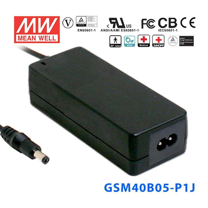 GSM40B05-P1J MEAN WELL Power Supply | HTD Electronics
