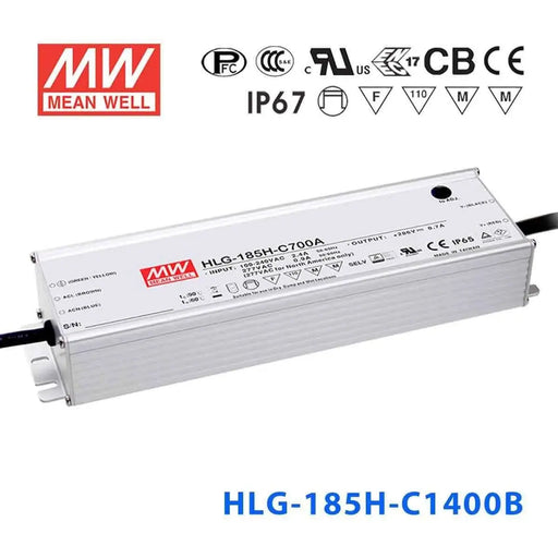 HLG-185H-C1400B MEAN WELL Power Supply | HTD Electronics