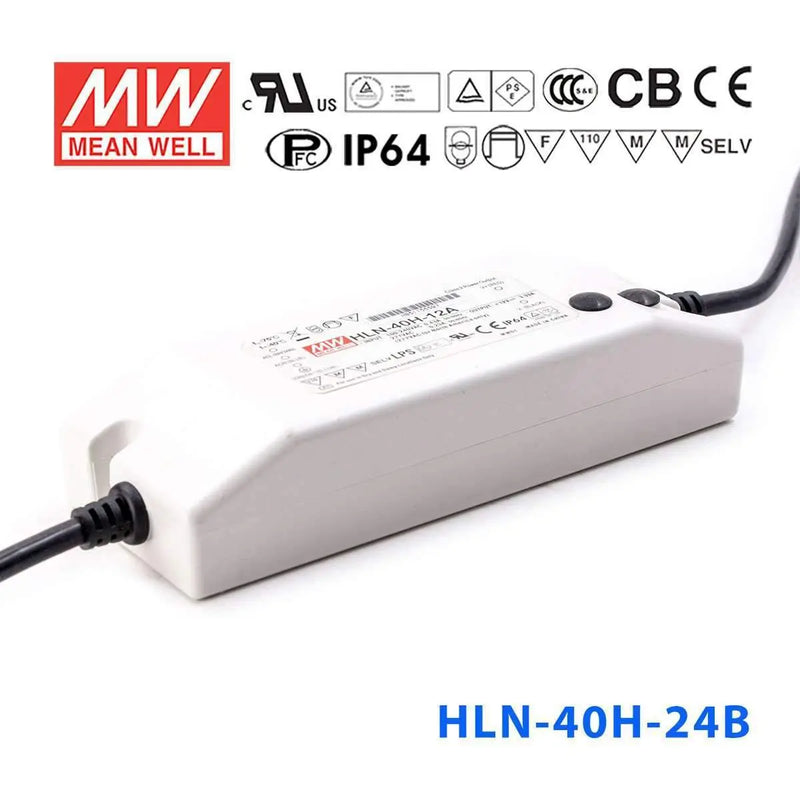 HLN-40H-24B MEAN WELL Power Supply | HTD Electronics