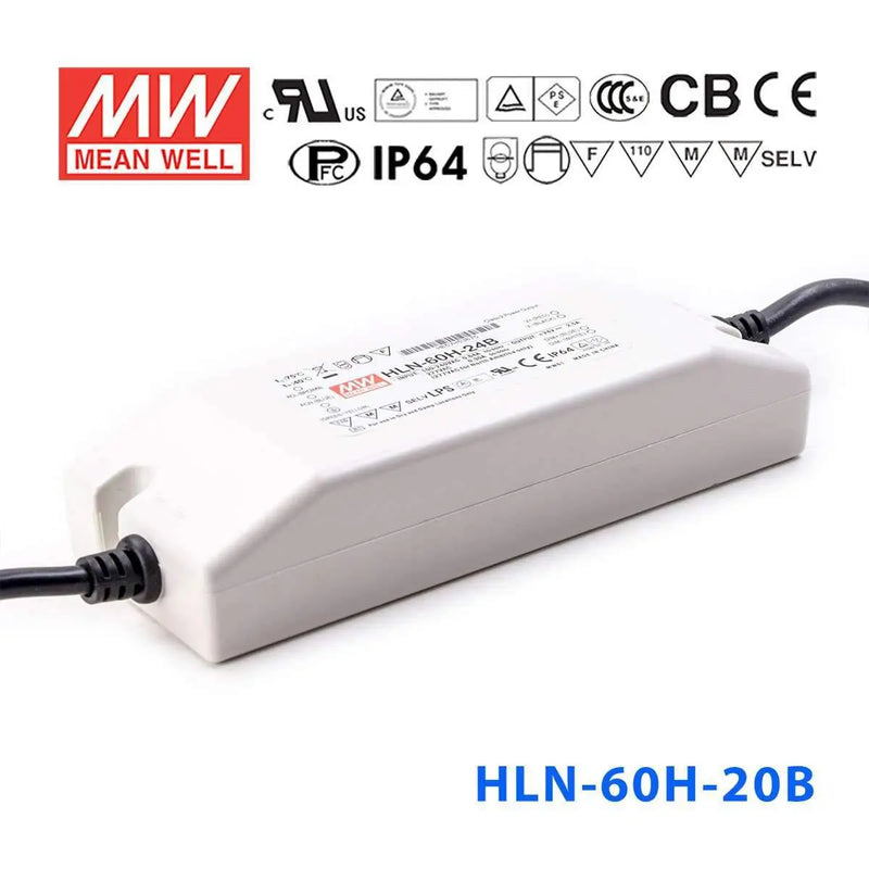 HLN-60H-20B MEAN WELL Power Supply | HTD Electronics