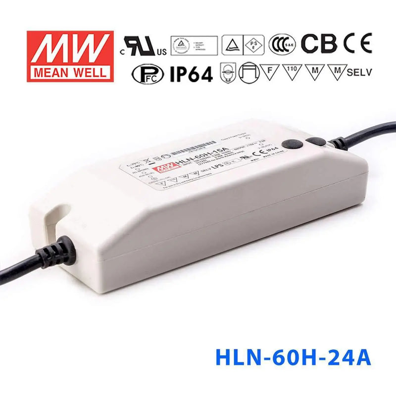 HLN-60H-24A MEAN WELL Power Supply | HTD Electronics