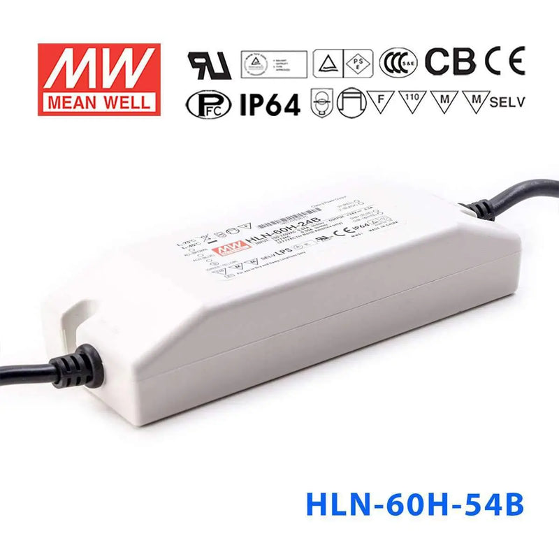 HLN-60H-54B MEAN WELL Power Supply | HTD Electronics