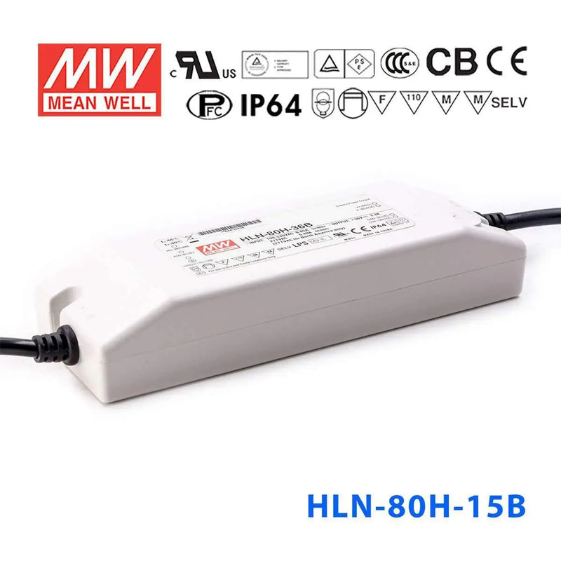 HLN-80H-15B MEAN WELL Power Supply | HTD Electronics