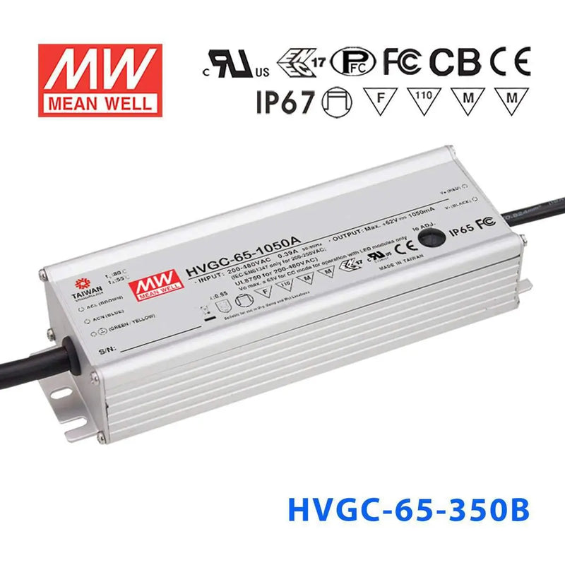 HVGC-65-350B MEAN WELL Power Supply | HTD Electronics