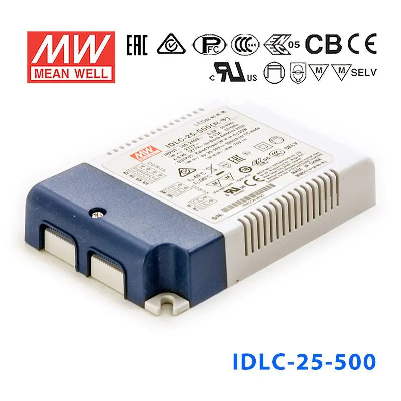 IDLC-25-500 MEAN WELL Power Supply | HTD Electronics