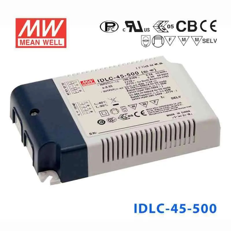 IDLC-45-500 MEAN WELL Power Supply | HTD Electronics
