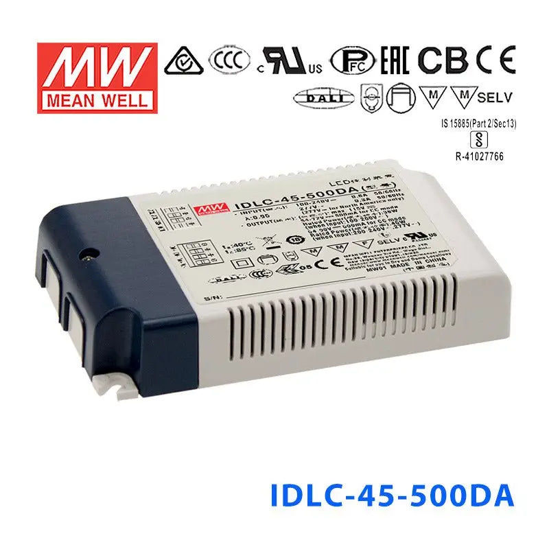 IDLC-45-500DA MEAN WELL Power Supply | HTD Electronics