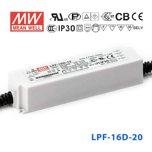 LPF-16D-20 MEAN WELL Power Supply | HTD Electronics