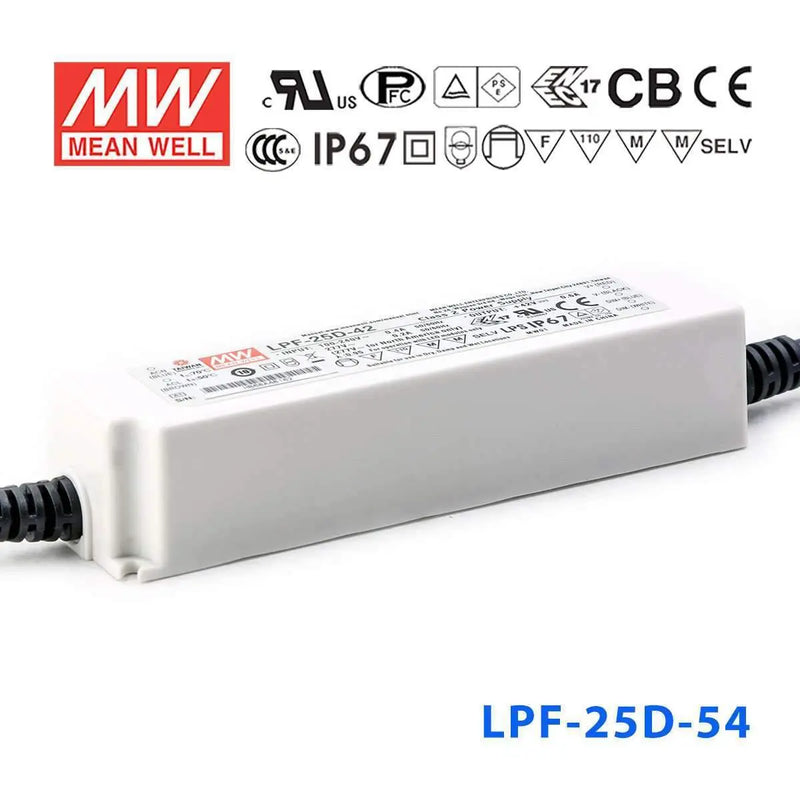 LPF-25D-54 MEAN WELL Power Supply | HTD Electronics