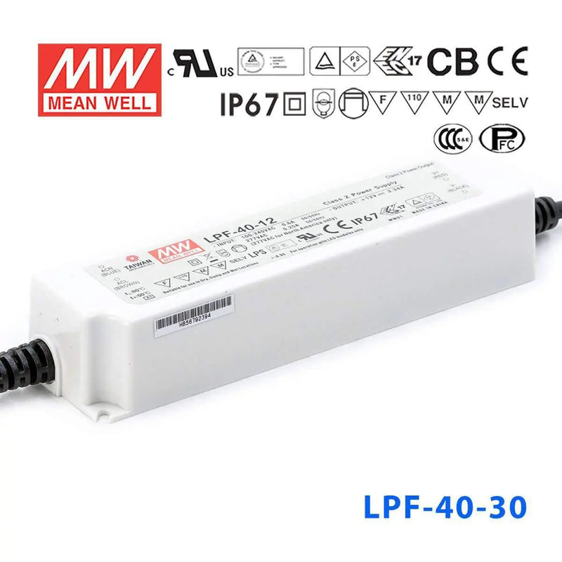 LPF-40-30 MEAN WELL Power Supply | HTD Electronics