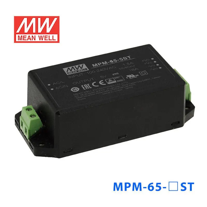 MPM-65-15ST MEAN WELL Power Supply | HTD Electronics