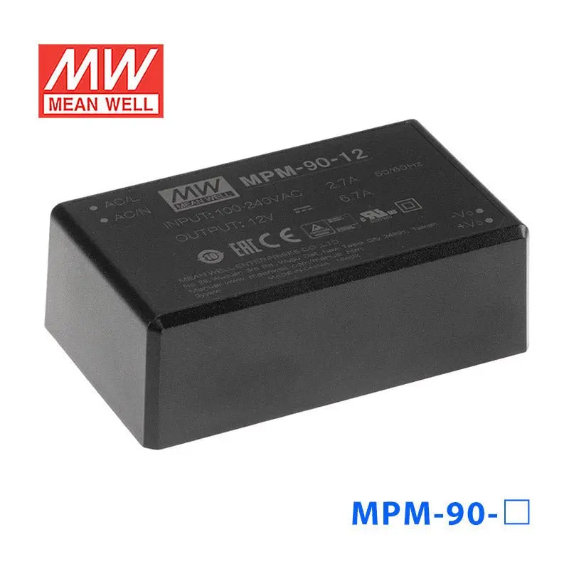 MPM-90-12 MEAN WELL Power Supply | HTD Electronics