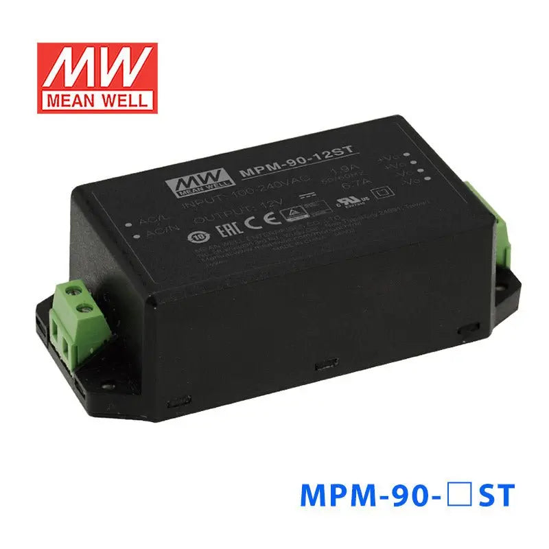 MPM-90-12ST MEAN WELL Power Supply | HTD Electronics