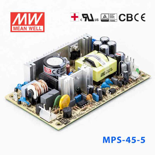 MPS-45-5 MEAN WELL Power Supply | HTD Electronics