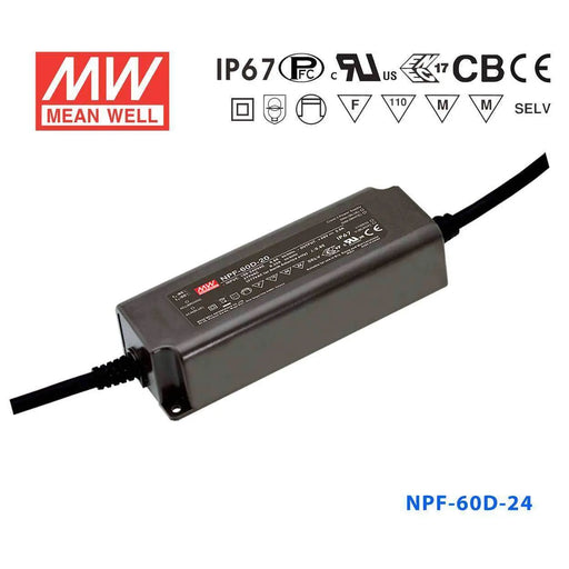 NPF-60D-24 MEAN WELL Power Supply | HTD Electronics