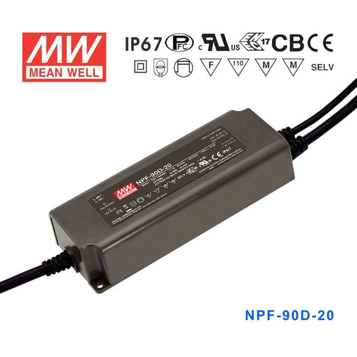 NPF-90D-20 MEAN WELL Power Supply | HTD Electronics