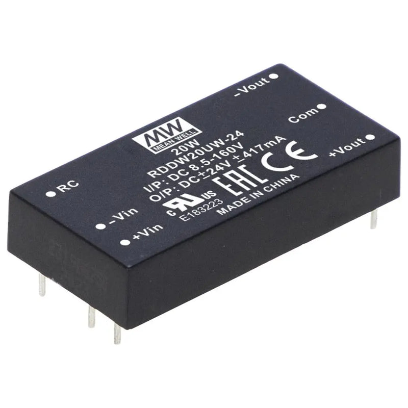 RDDW20UW-12 MEAN WELL Power Supply | HTD Electronics