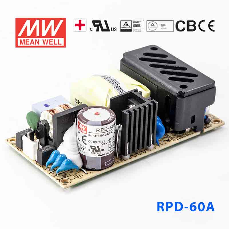 RPD-60A MEAN WELL Power Supply | HTD Electronics