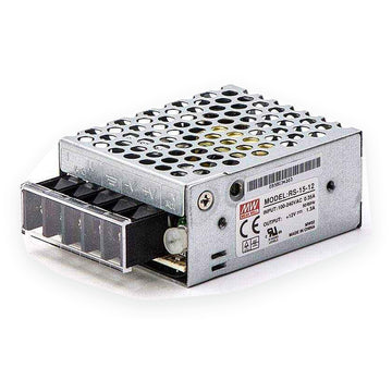 Fuente de alimentación cerrada MEAN WELL RS-15-12 de 12V 1.3A 15W
