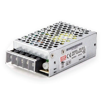 Fuente de alimentación cerrada MEAN WELL RS-25-5 de 5V 5A 25W